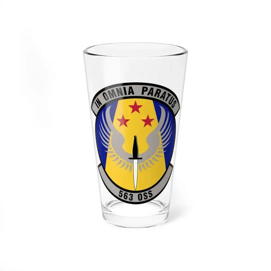 563d Operations Support Squadron (U.S. Air Force) Pint Glass 16oz 16oz - Go Mug Yourself