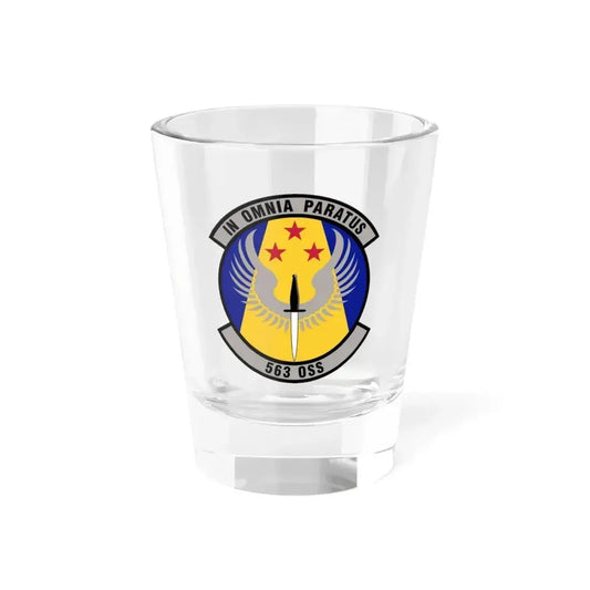 563d Operations Support Squadron (U.S. Air Force) Shot Glass 1.5oz 1.5oz - Go Mug Yourself