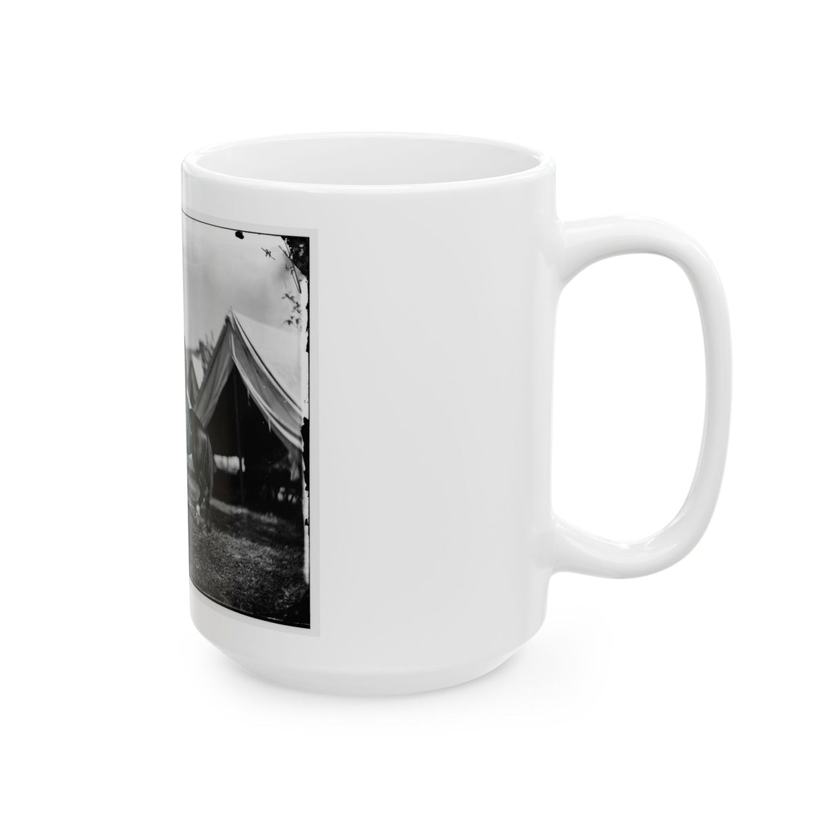 Antietam, Maryland. Lt. Col. Charles B. Norton At Headquarters Of Gen. Fitz-John Porter (U.S. Civil War) White Coffee Mug