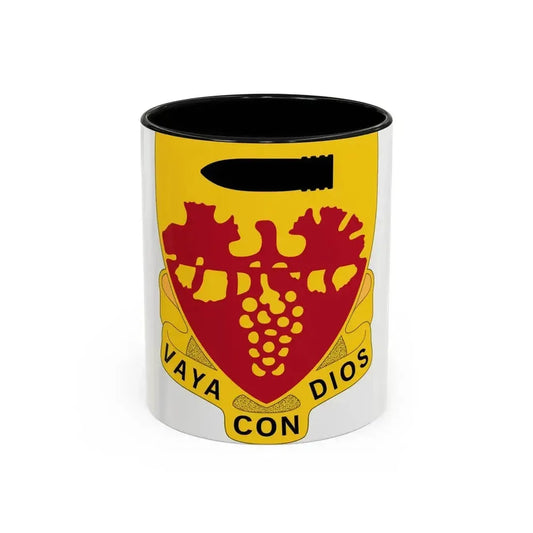 564th Field Artillery Battalion (U.S. Army) Accent Coffee Mug 11oz Black - Go Mug Yourself