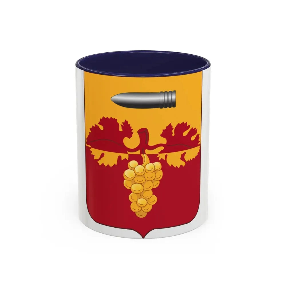 564th Field Artillery Battalion v2 (U.S. Army) Accent Coffee Mug 11oz Navy - Go Mug Yourself