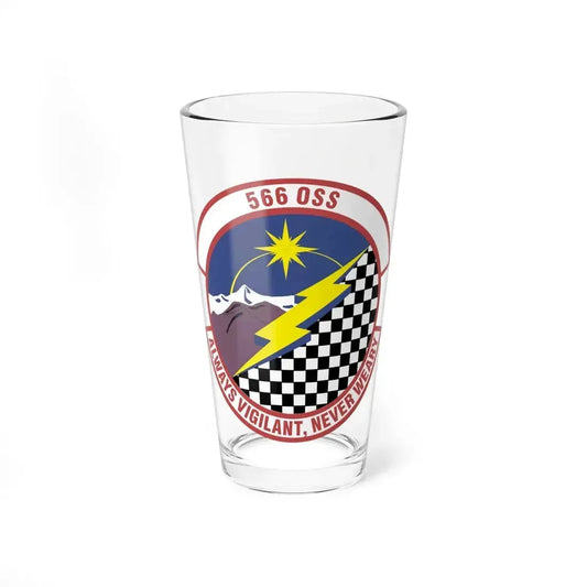 566th Operations Support Squadron (U.S. Air Force) Pint Glass 16oz 16oz - Go Mug Yourself