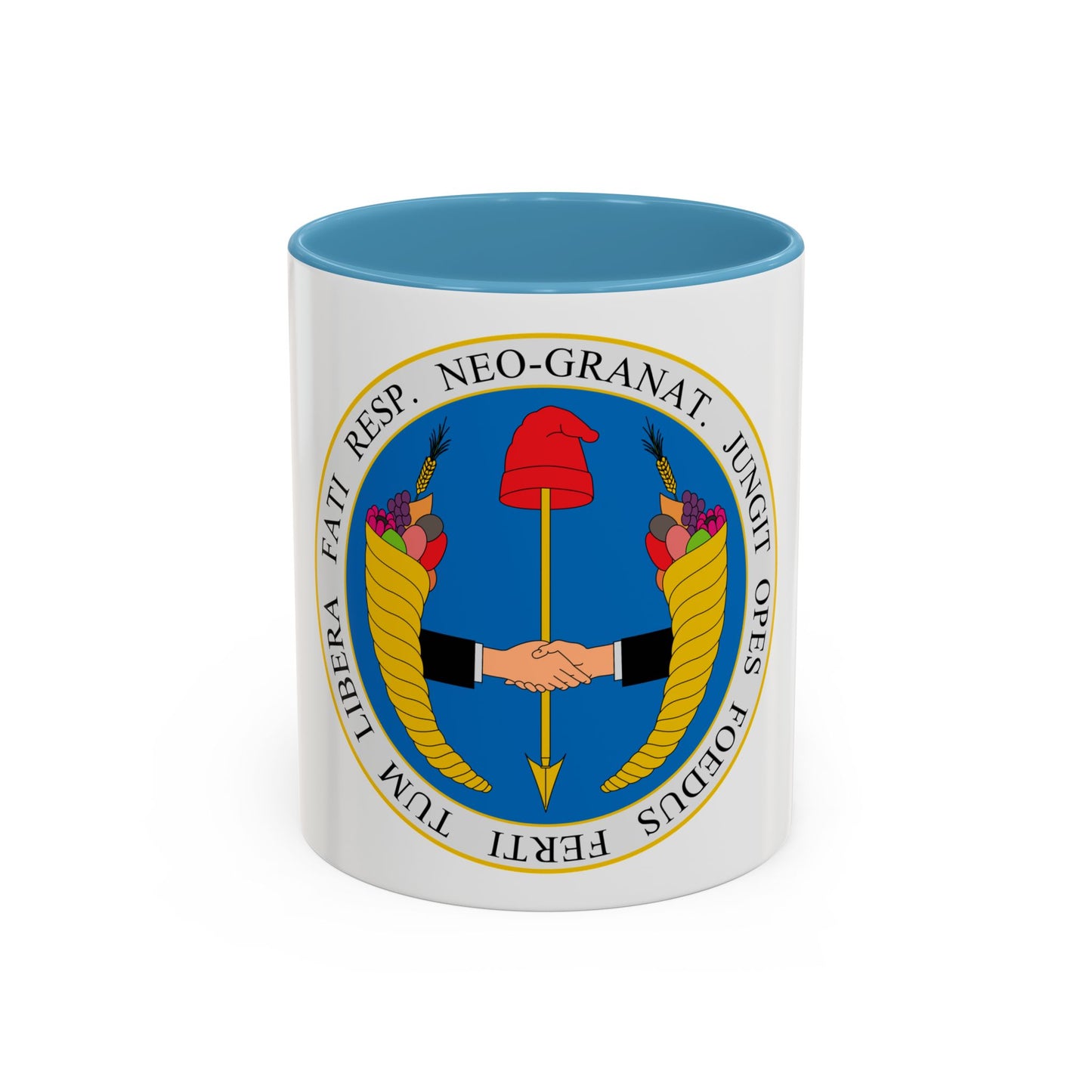 Coat of arms of United Provinces of New Granada - Accent Coffee Mug