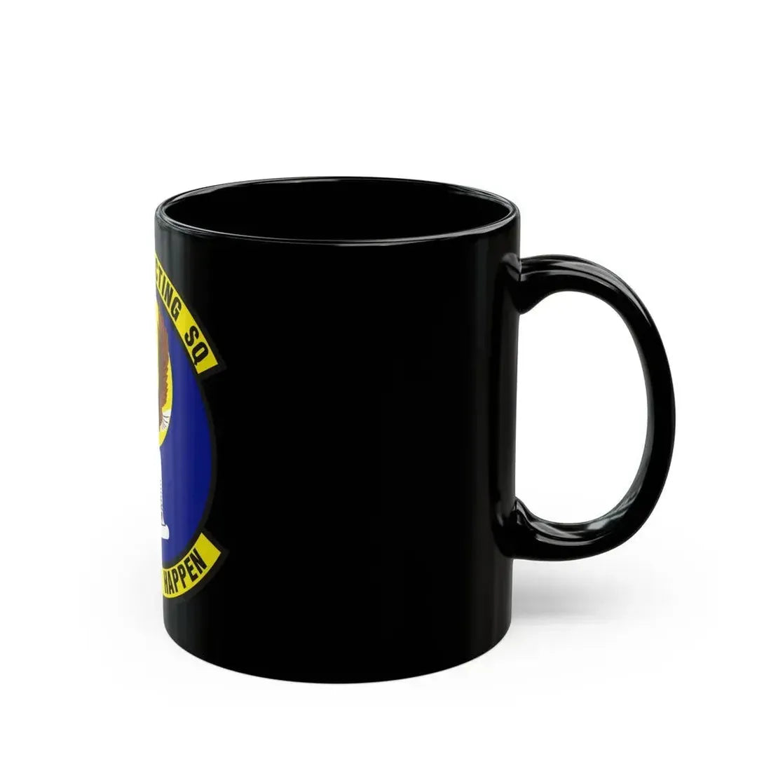 56th Contracting Squadron (U.S. Air Force) Black Coffee Mug - Go Mug Yourself