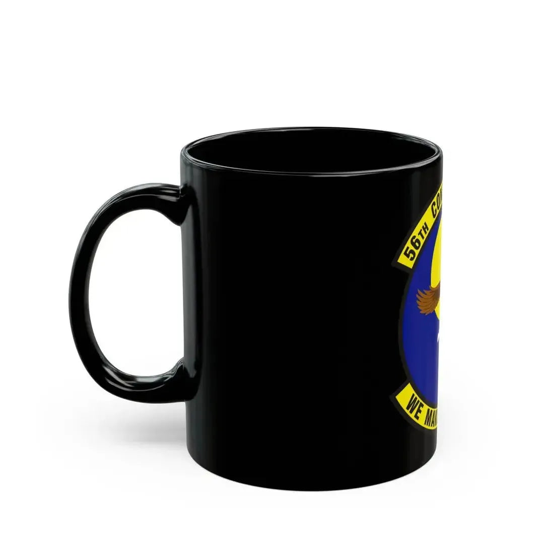 56th Contracting Squadron (U.S. Air Force) Black Coffee Mug - Go Mug Yourself