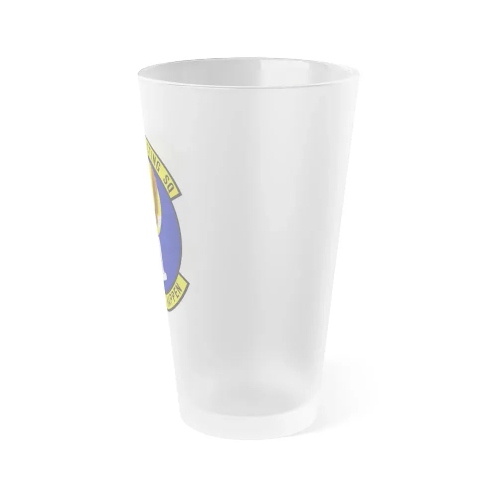 56th Contracting Squadron (U.S. Air Force) Frosted Pint Glass 16oz - Go Mug Yourself