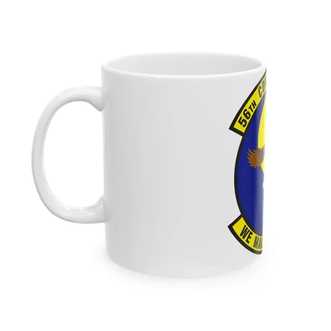 56th Contracting Squadron (U.S. Air Force) White Coffee Mug - Go Mug Yourself