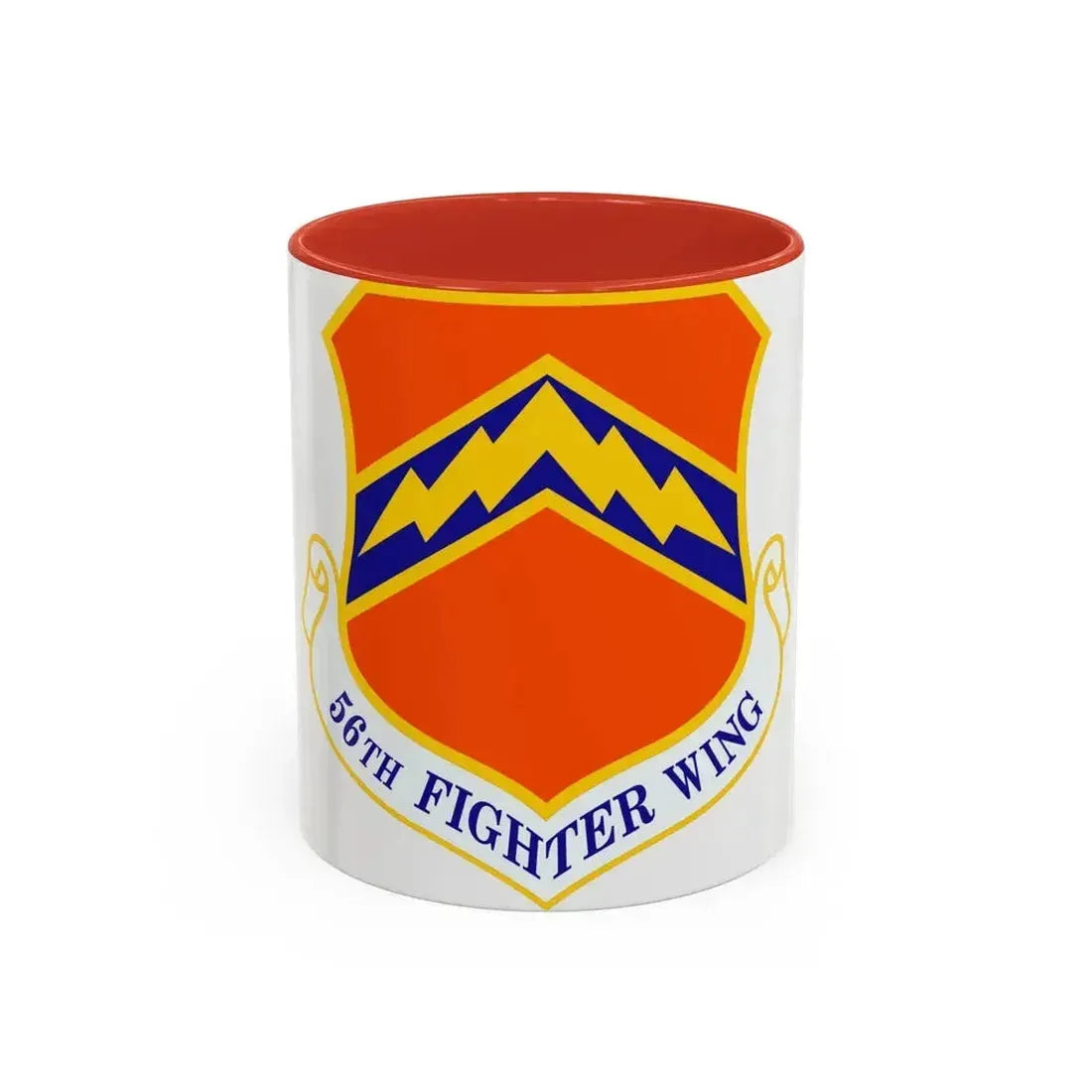 56th Fighter Wing (U.S. Air Force) Accent Coffee Mug 11oz Red - Go Mug Yourself