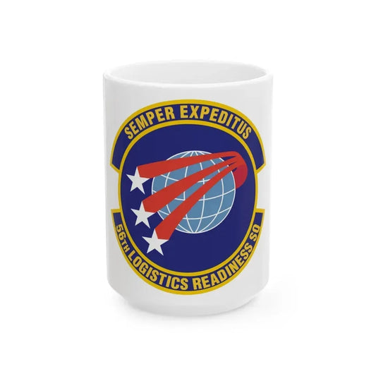56th Logistics Readiness Squadron (U.S. Air Force) White Coffee Mug 15oz - Go Mug Yourself