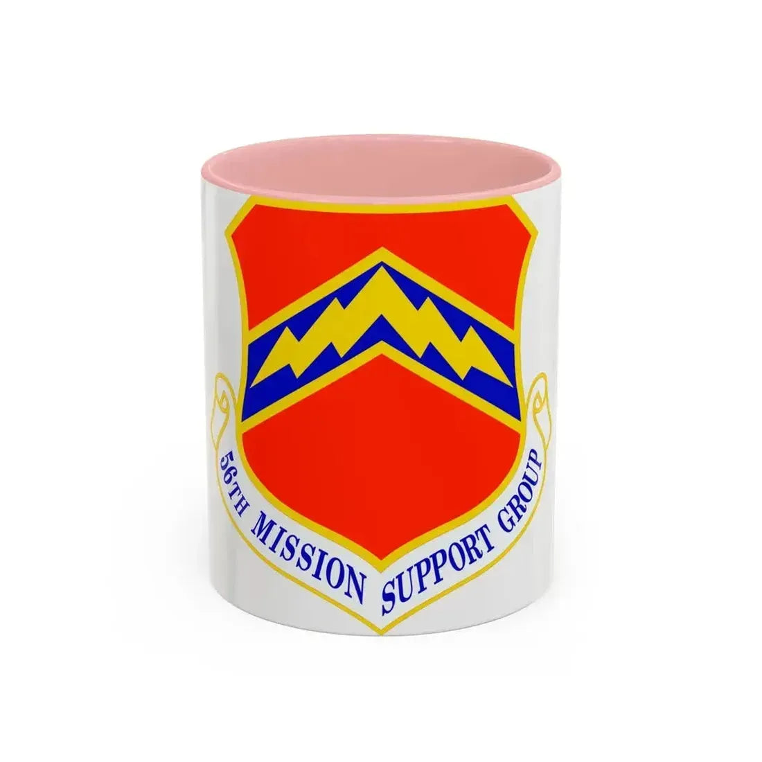 56th Mission Support Group (U.S. Air Force) Accent Coffee Mug 11oz Pink - Go Mug Yourself