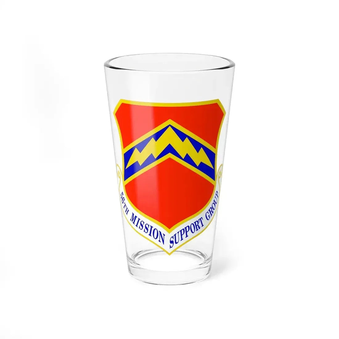 56th Mission Support Group (U.S. Air Force) Pint Glass 16oz 16oz - Go Mug Yourself