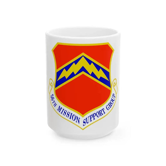 56th Mission Support Group (U.S. Air Force) White Coffee Mug 15oz - Go Mug Yourself