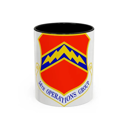 56th Operations Group (U.S. Air Force) Accent Coffee Mug 11oz Black - Go Mug Yourself