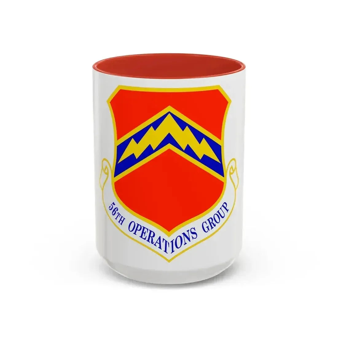 56th Operations Group (U.S. Air Force) Accent Coffee Mug 15oz Red - Go Mug Yourself