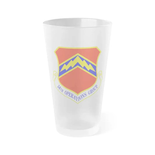 56th Operations Group (U.S. Air Force) Frosted Pint Glass 16oz Default Title - Go Mug Yourself