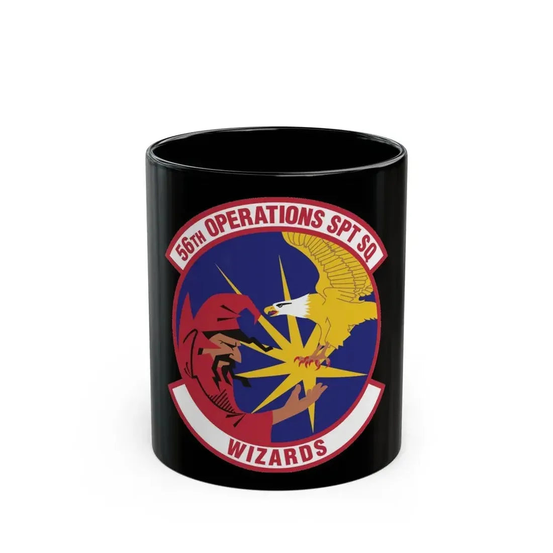 56th Operations Support Squadron (U.S. Air Force) Black Coffee Mug 11oz - Go Mug Yourself