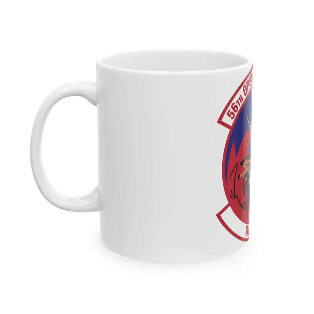 56th Operations Support Squadron (U.S. Air Force) White Coffee Mug - Go Mug Yourself