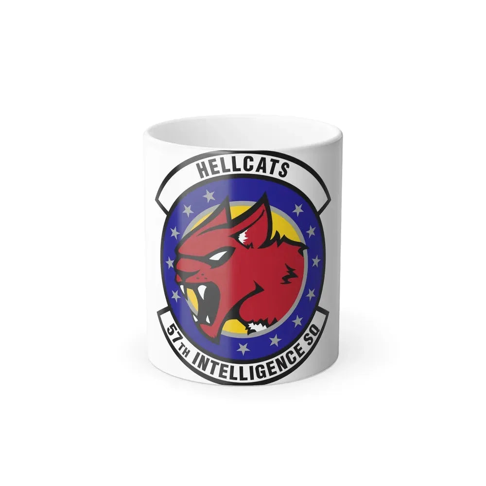 57 Intelligence Squadron ACC (U.S. Air Force) Color Changing Coffee Mug 11oz - Go Mug Yourself