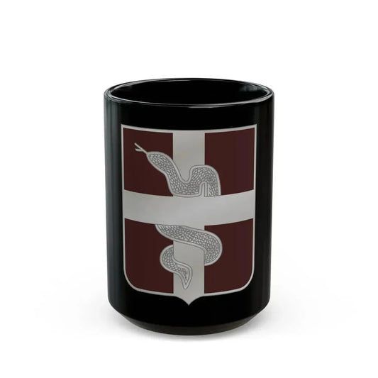 57 Medical Battalion (U.S. Army) Black Coffee Mug 15oz - Go Mug Yourself