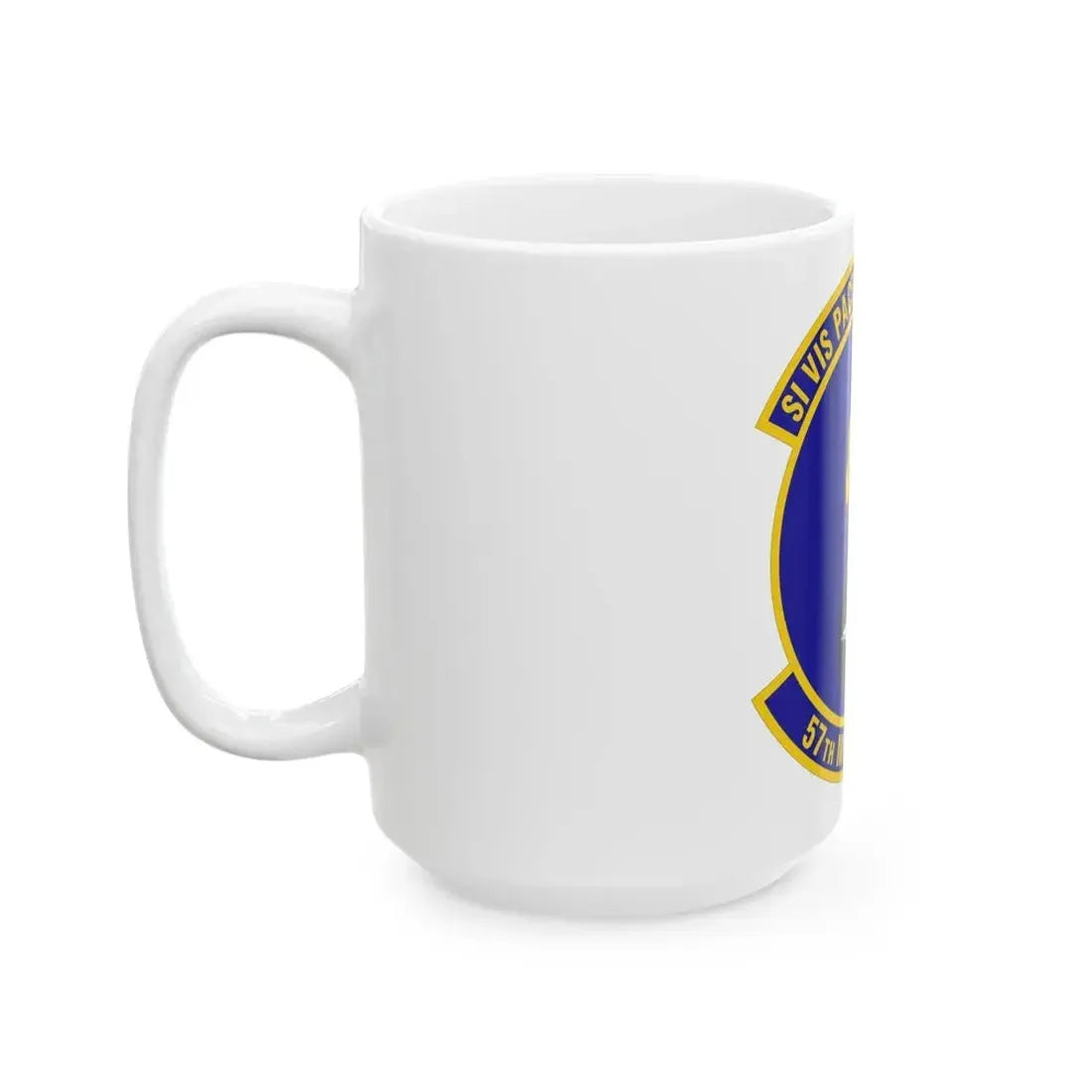 57 Munitions Sq ACC (U.S. Air Force) White Coffee Mug - Go Mug Yourself