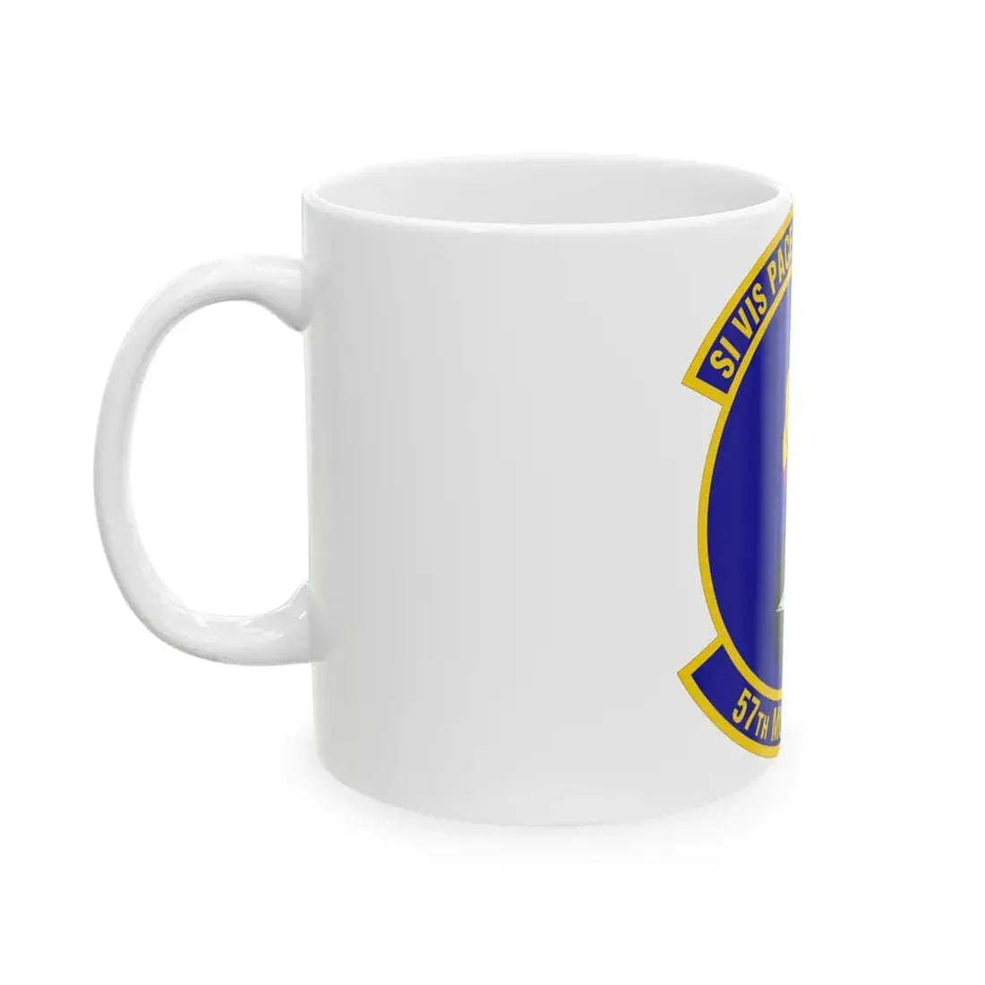 57 Munitions Sq ACC (U.S. Air Force) White Coffee Mug - Go Mug Yourself