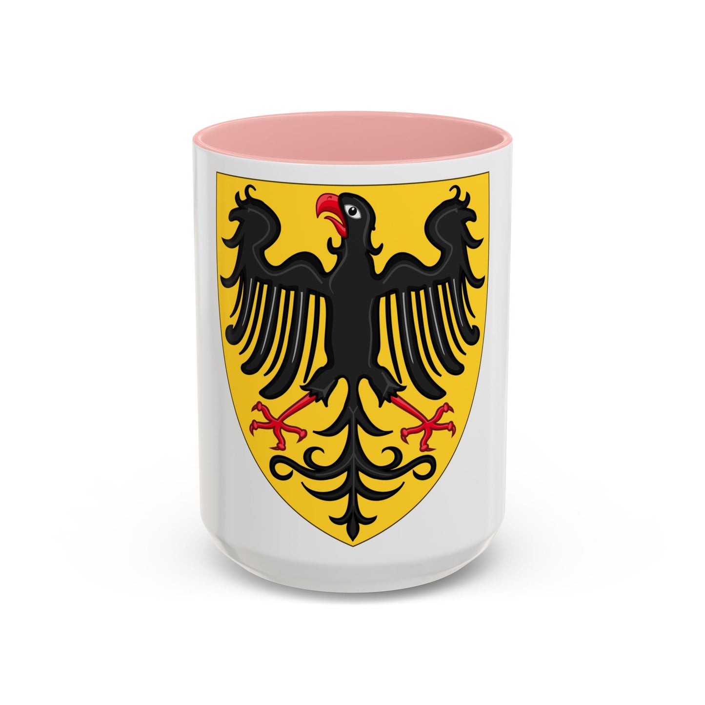 Shield and Coat of Arms of the Holy Roman Emperor (c.1300-c.1400) - Accent Coffee Mug