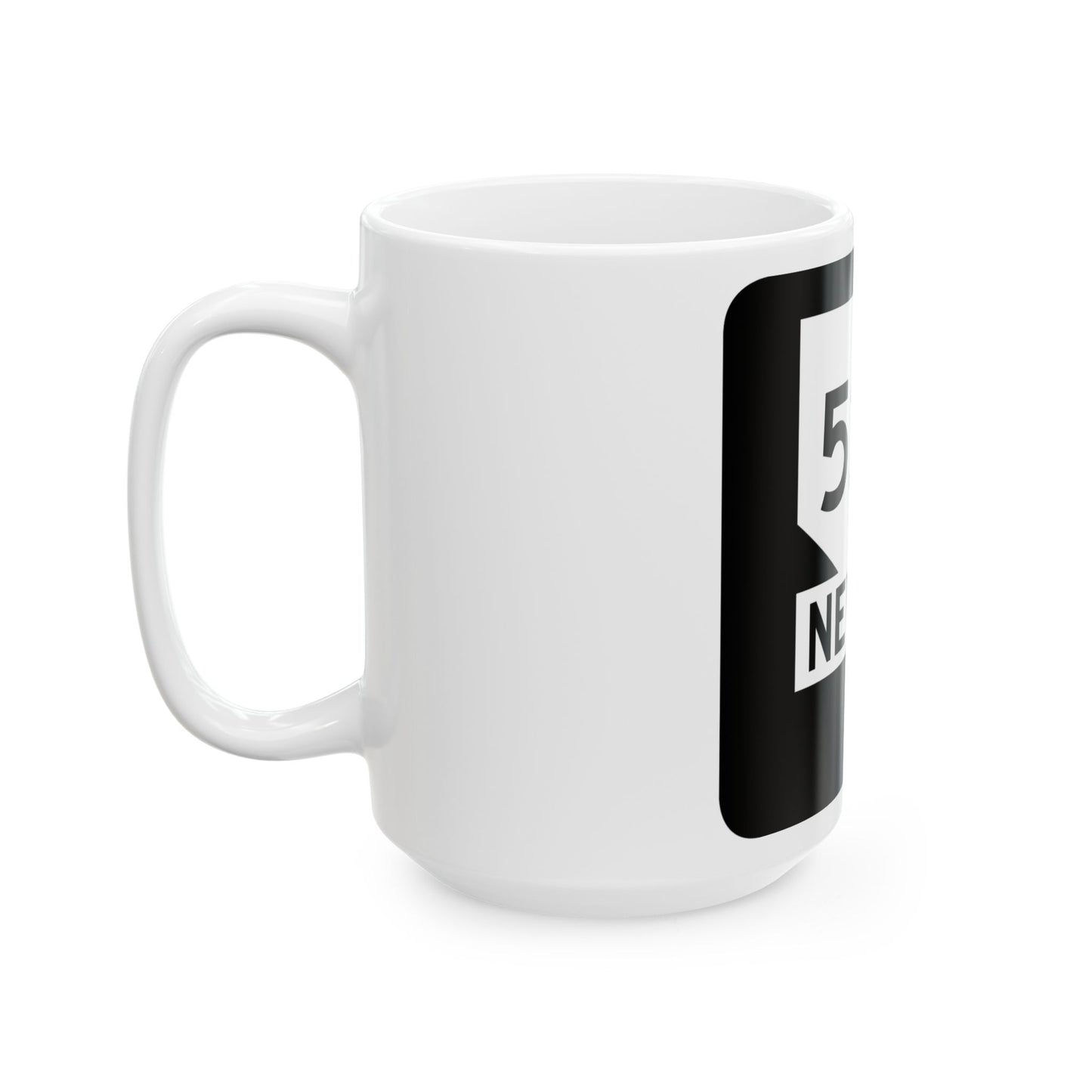 Nevada 529 (Nevada) (Road Sign) White Coffee Mug