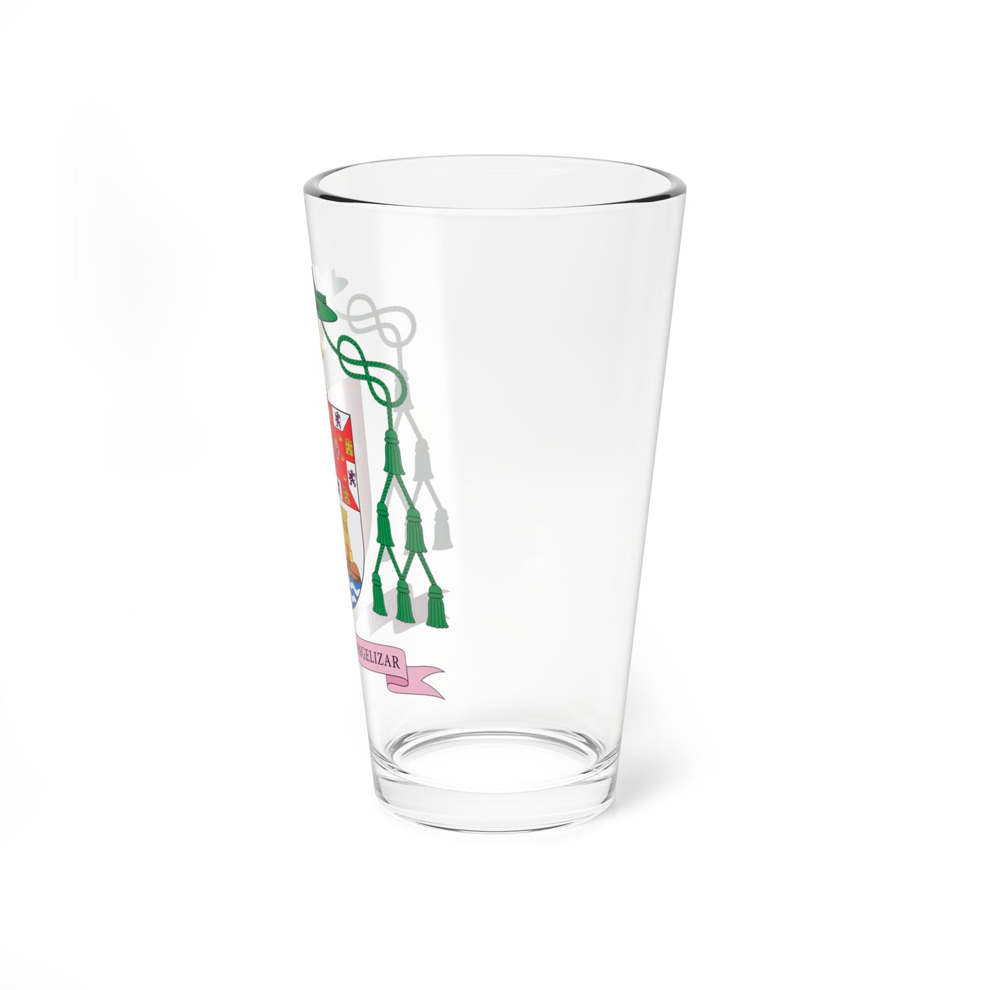 Escudo de Javier Azagra Labiano (Spain) (Coat of Arms) Pint Glass 16oz