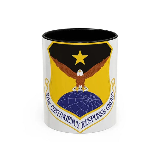 571st Contingency Response Group (U.S. Air Force) Accent Coffee Mug 11oz Black - Go Mug Yourself