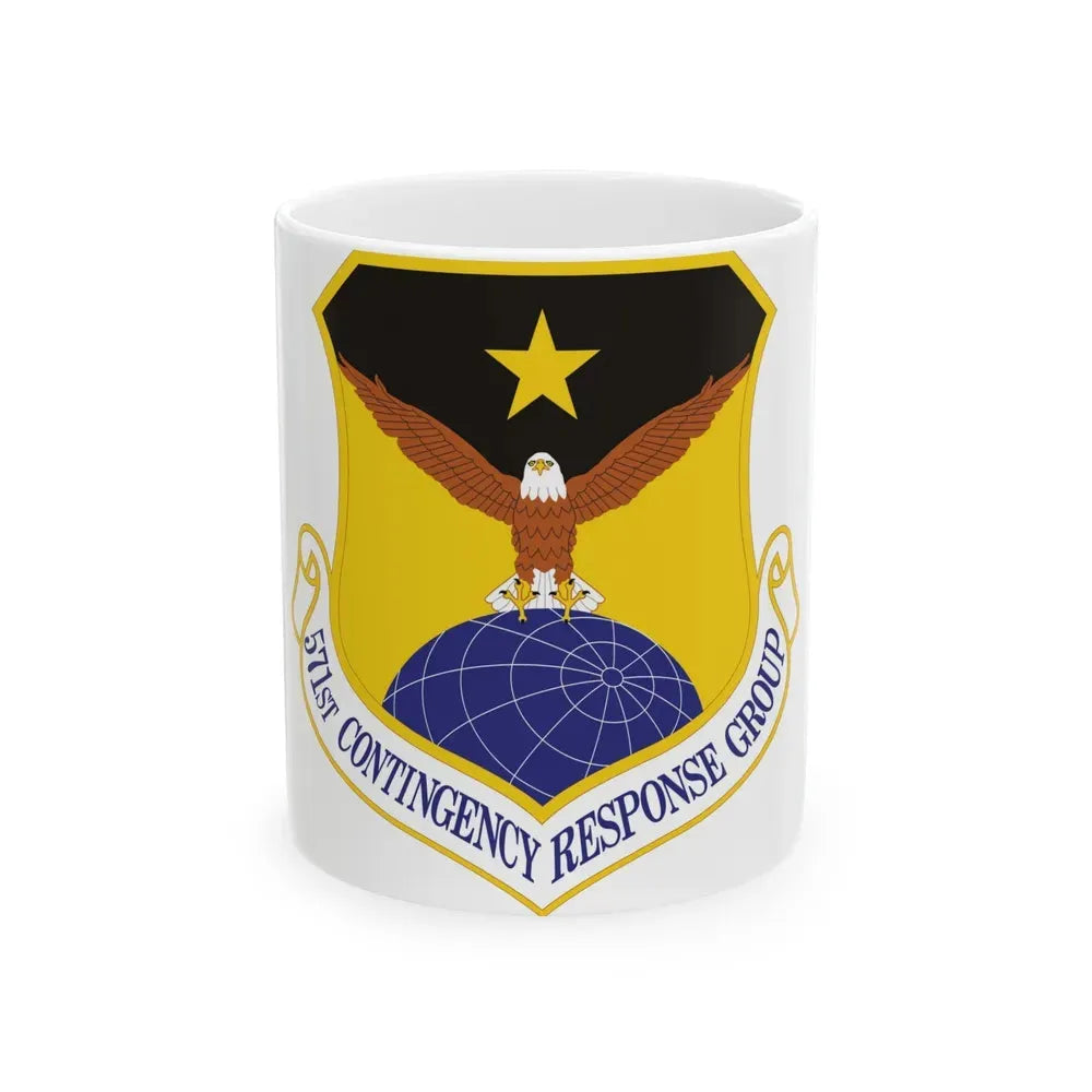 571st Contingency Response Group (U.S. Air Force) White Coffee Mug 11oz - Go Mug Yourself