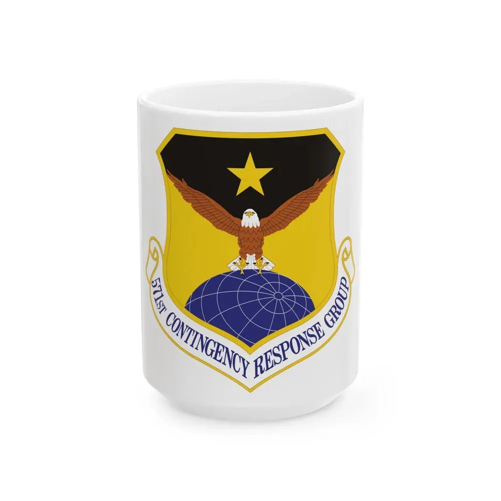571st Contingency Response Group (U.S. Air Force) White Coffee Mug 15oz - Go Mug Yourself