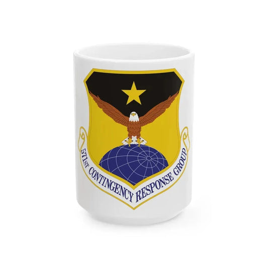571st Contingency Response Group (U.S. Air Force) White Coffee Mug 15oz - Go Mug Yourself