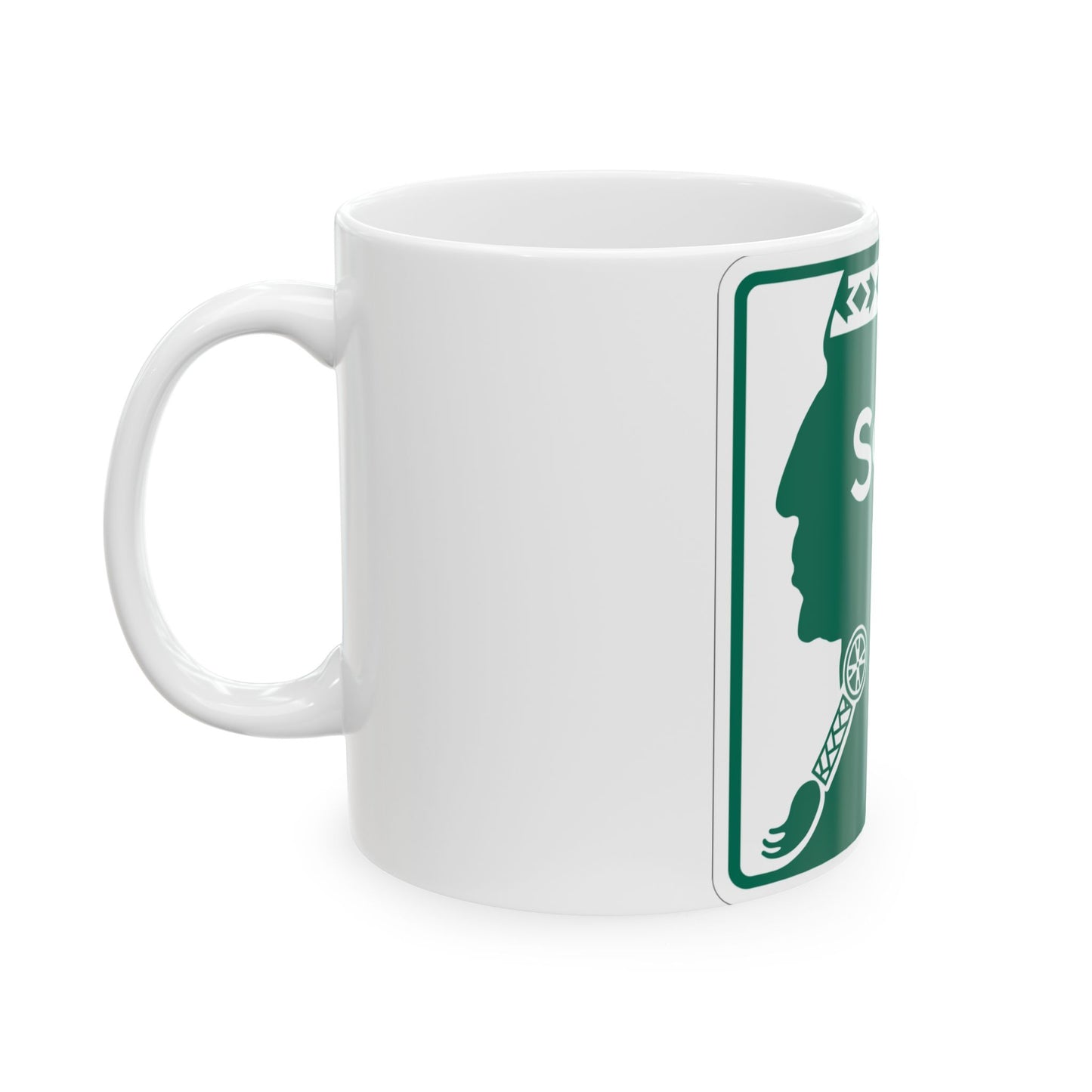 Southern Tier Expressway (New York) (Road Sign) White Coffee Mug