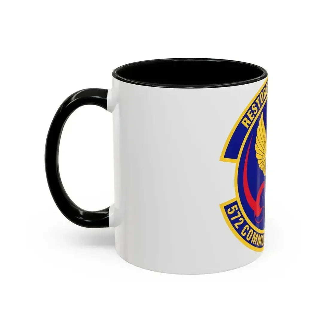 572d Commodities Maintenance Squadron (U.S. Air Force) Accent Coffee Mug - Go Mug Yourself