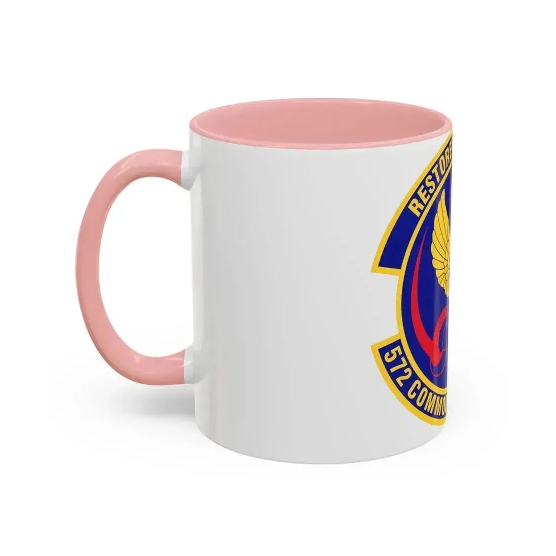 572d Commodities Maintenance Squadron (U.S. Air Force) Accent Coffee Mug - Go Mug Yourself
