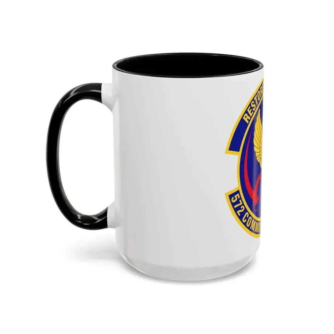 572d Commodities Maintenance Squadron (U.S. Air Force) Accent Coffee Mug - Go Mug Yourself