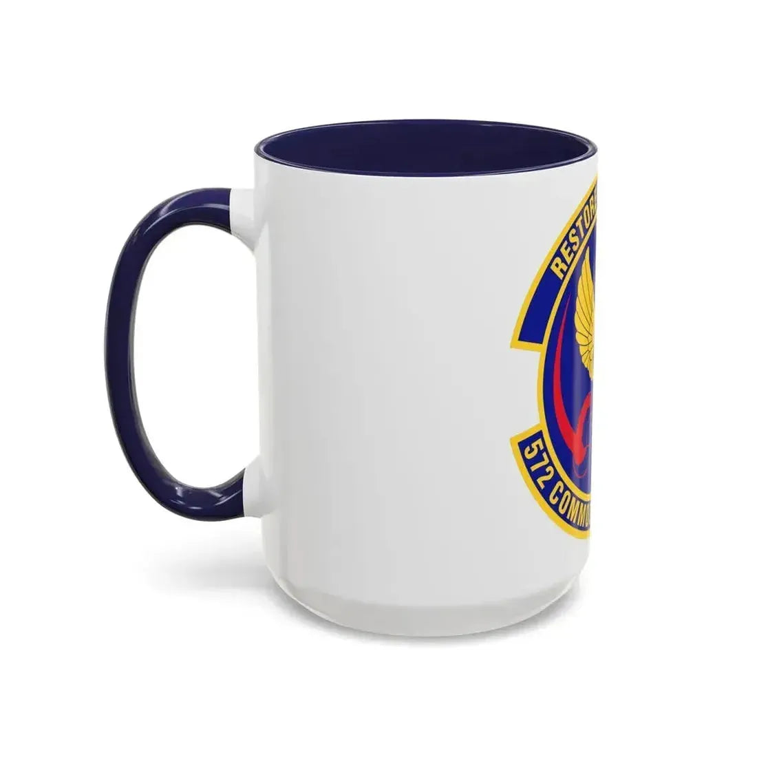 572d Commodities Maintenance Squadron (U.S. Air Force) Accent Coffee Mug - Go Mug Yourself