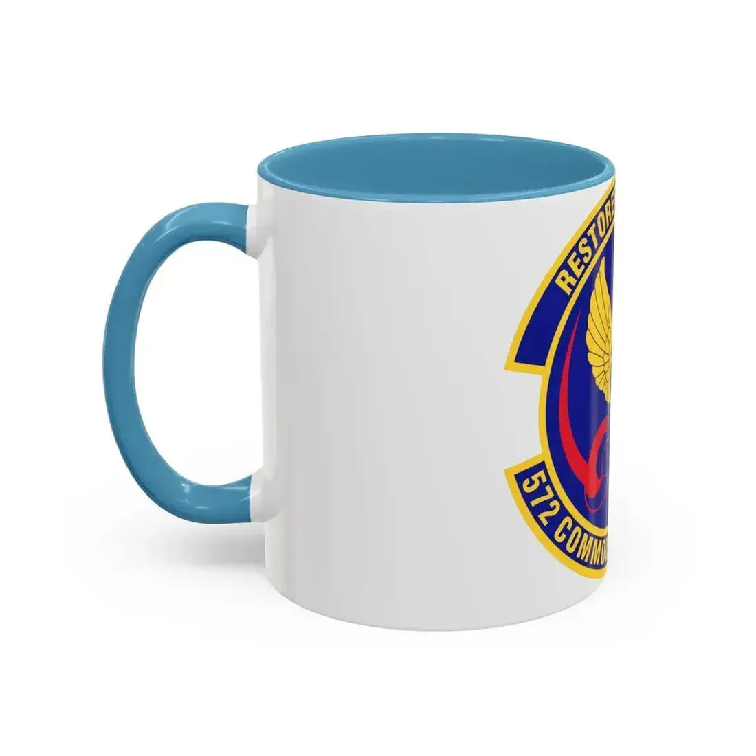 572d Commodities Maintenance Squadron (U.S. Air Force) Accent Coffee Mug - Go Mug Yourself