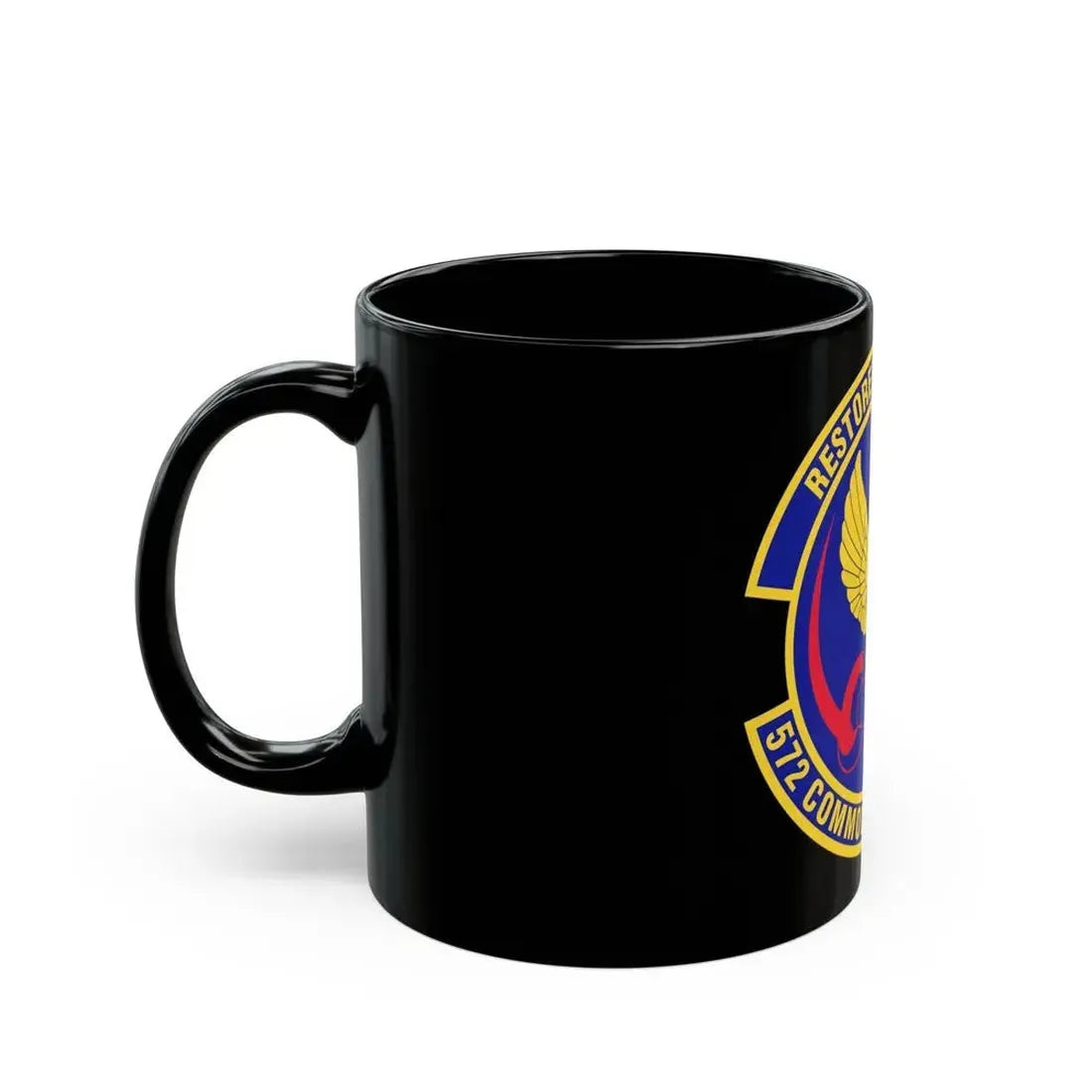 572d Commodities Maintenance Squadron (U.S. Air Force) Black Coffee Mug - Go Mug Yourself
