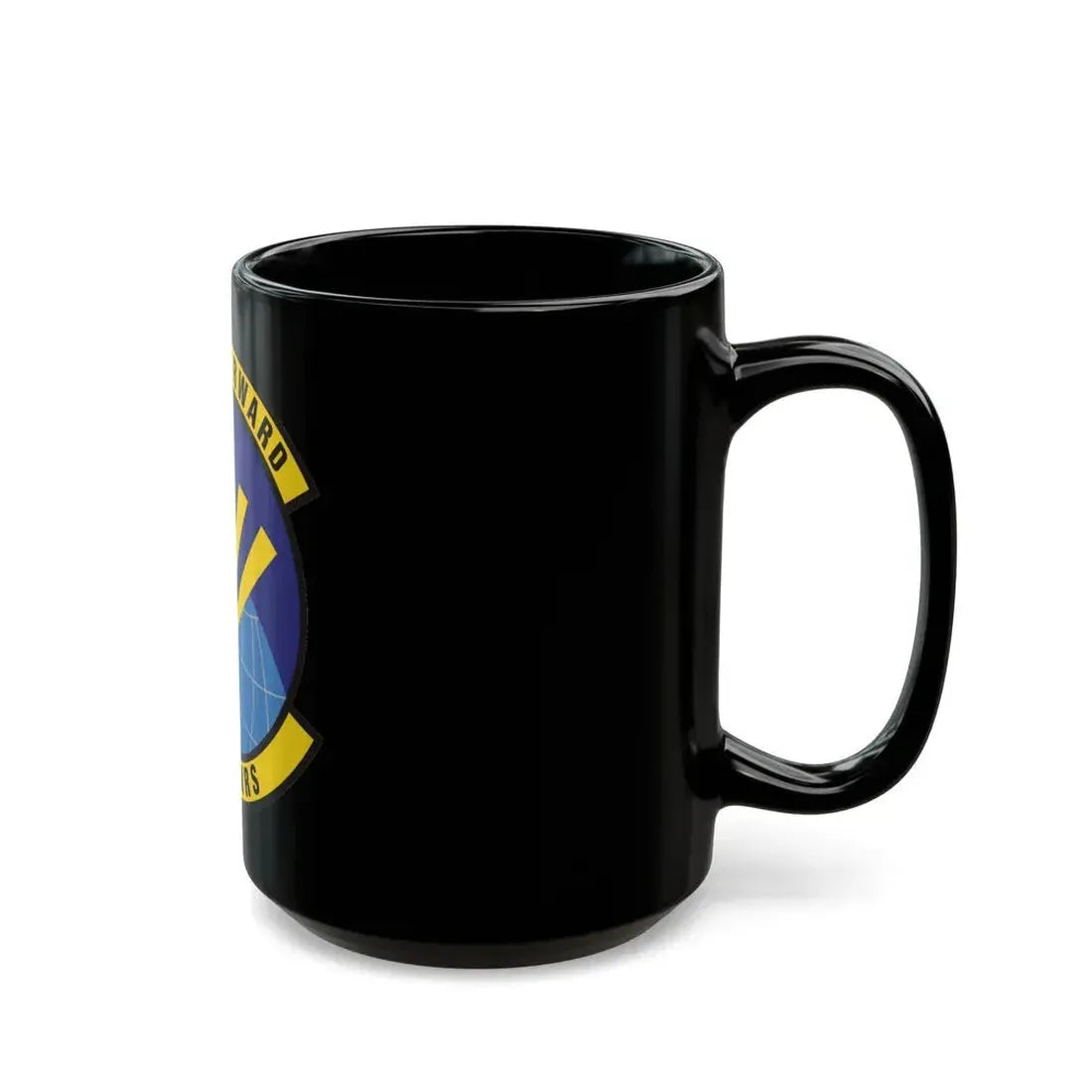 572d Global Mobility Readiness Squadron (U.S. Air Force) Black Coffee Mug - Go Mug Yourself
