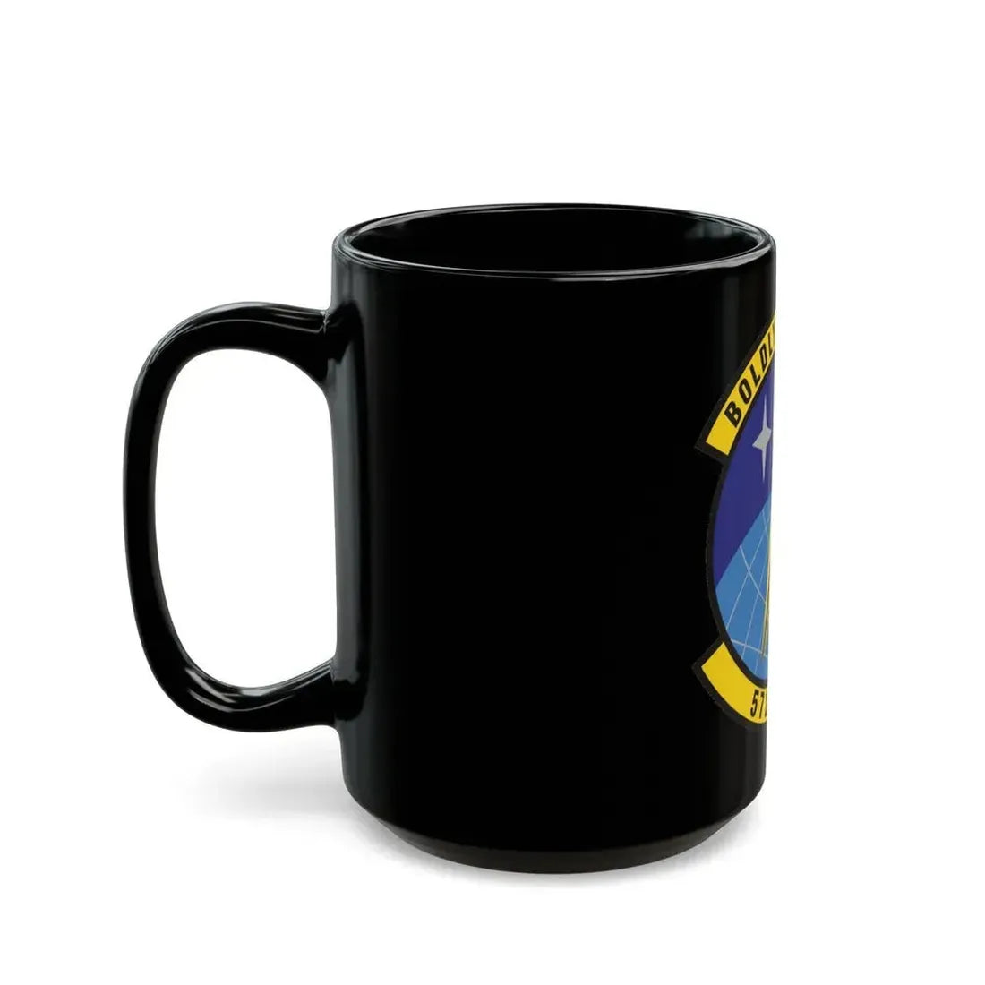 572d Global Mobility Readiness Squadron (U.S. Air Force) Black Coffee Mug - Go Mug Yourself