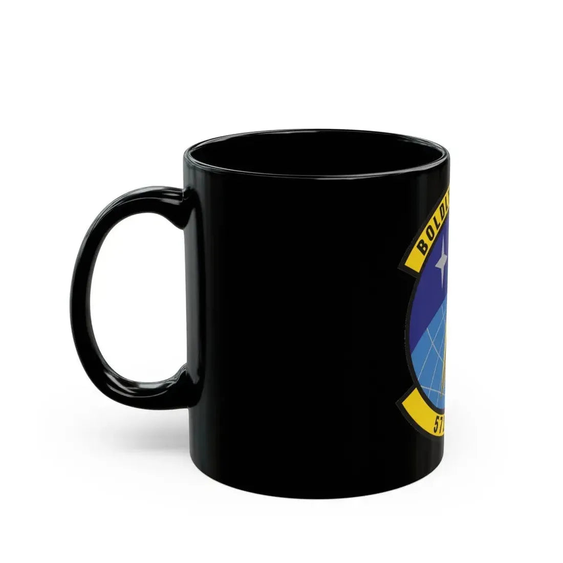 572d Global Mobility Readiness Squadron (U.S. Air Force) Black Coffee Mug - Go Mug Yourself