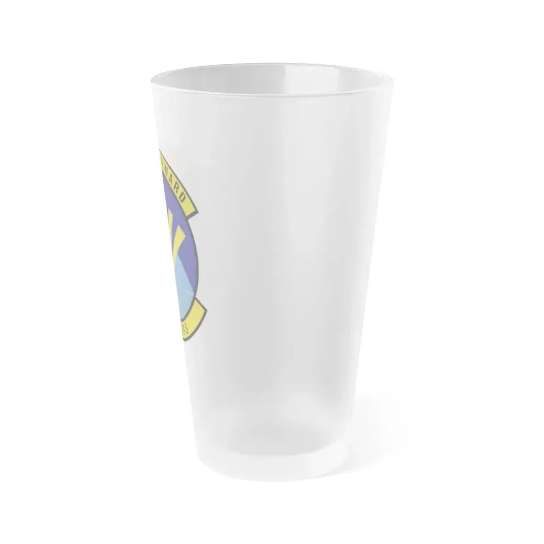 572d Global Mobility Readiness Squadron (U.S. Air Force) Frosted Pint Glass 16oz - Go Mug Yourself