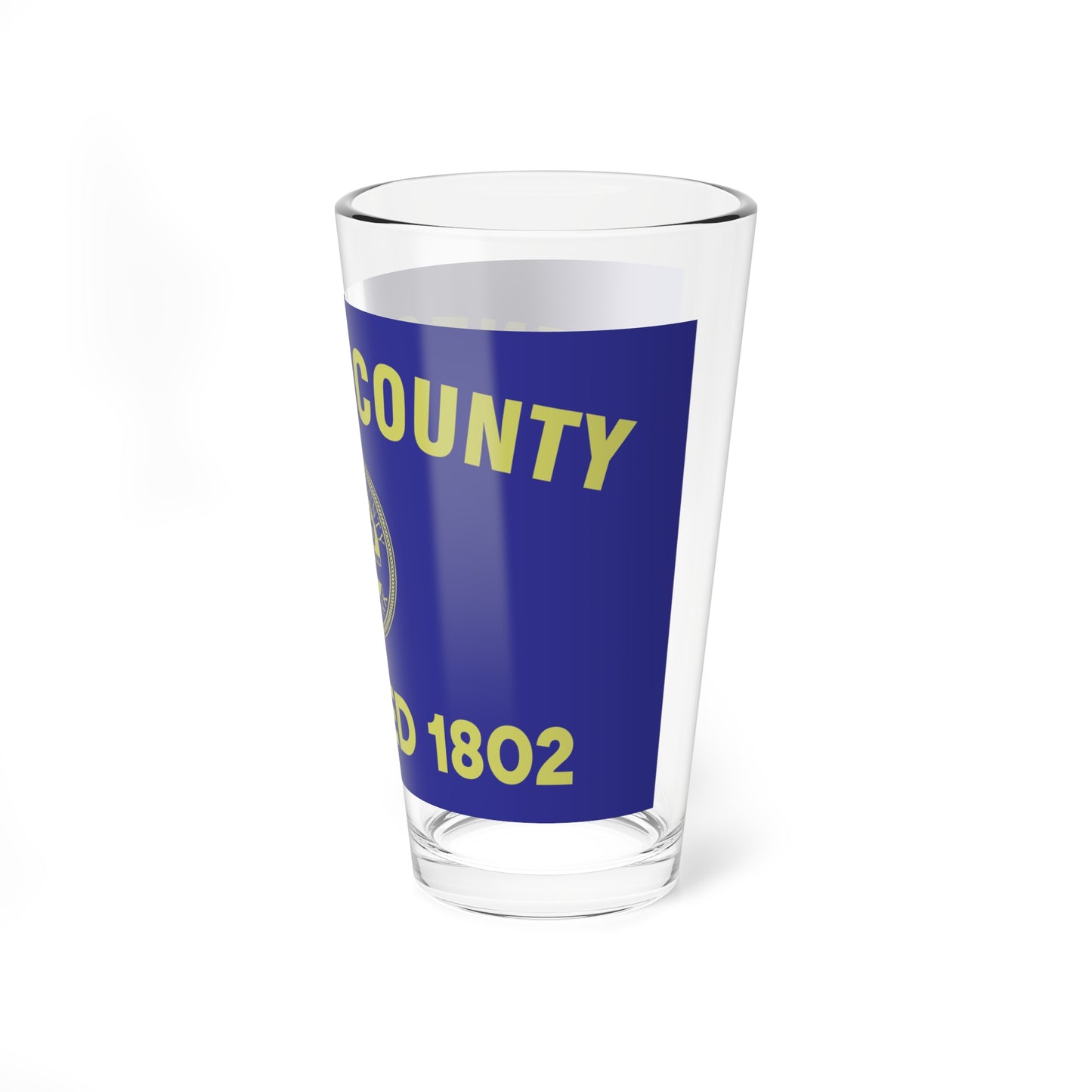 Flag of Genesee County New York (United States) Pint Glass 16oz