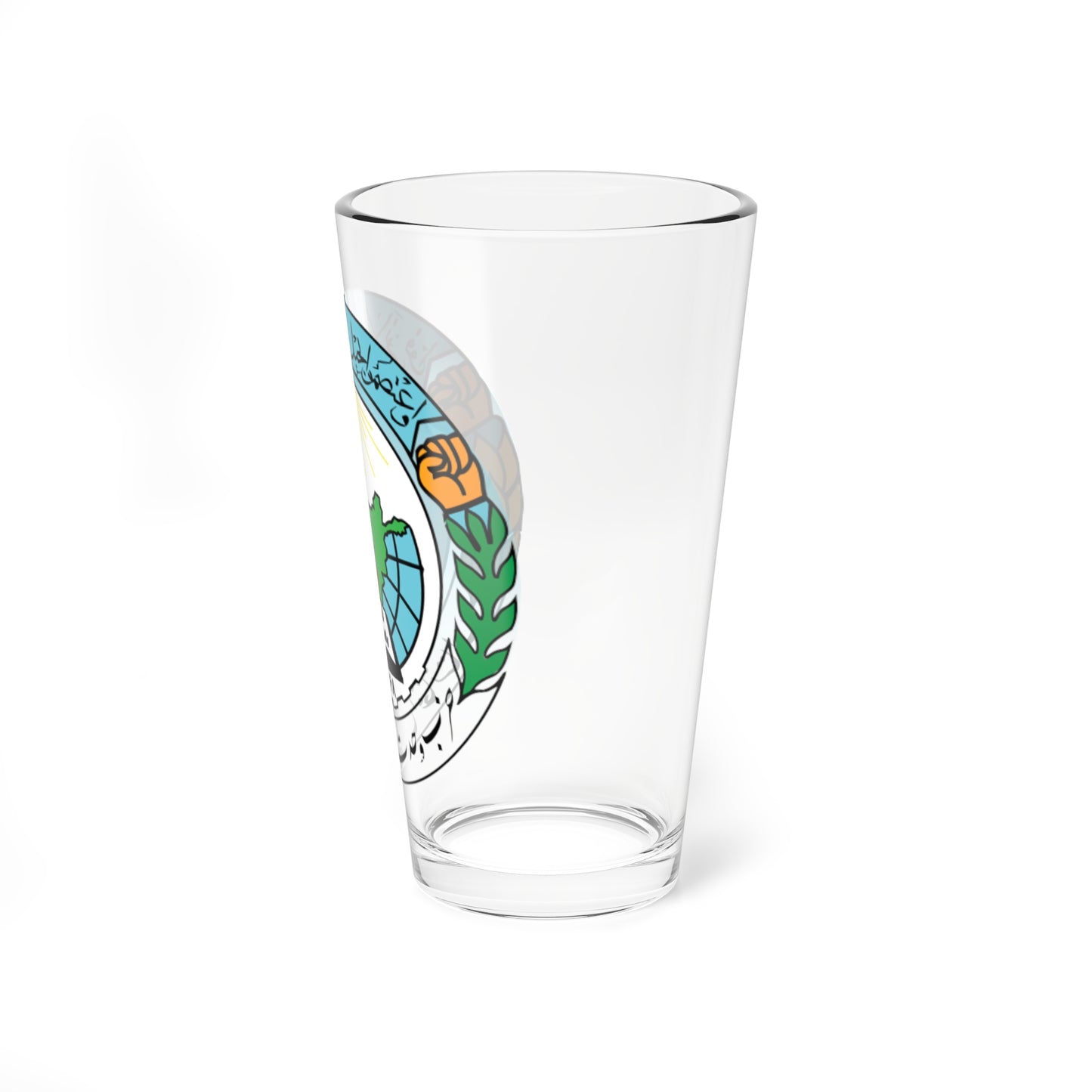 Emblem of Hezbe Wahdat (Afghanistan) (Coat of Arms) Pint Glass 16oz
