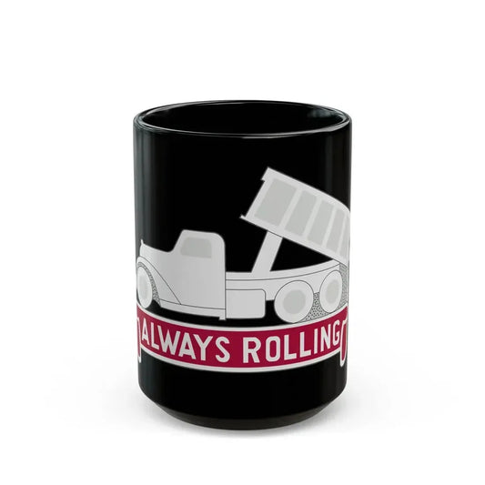 576 Engineer Company (U.S. Army) Black Coffee Mug 15oz - Go Mug Yourself