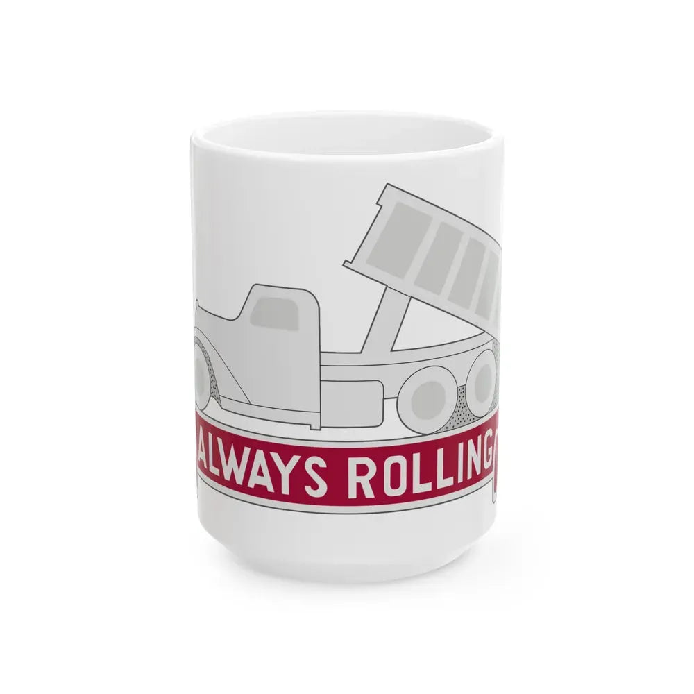 576 Engineer Company (U.S. Army) White Coffee Mug 15oz - Go Mug Yourself