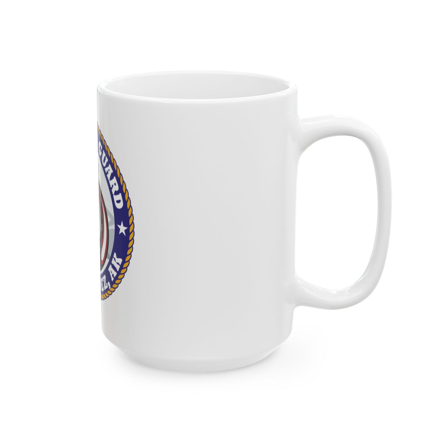 USCG MSU Valdez AK (U.S. Coast Guard) White Coffee Mug