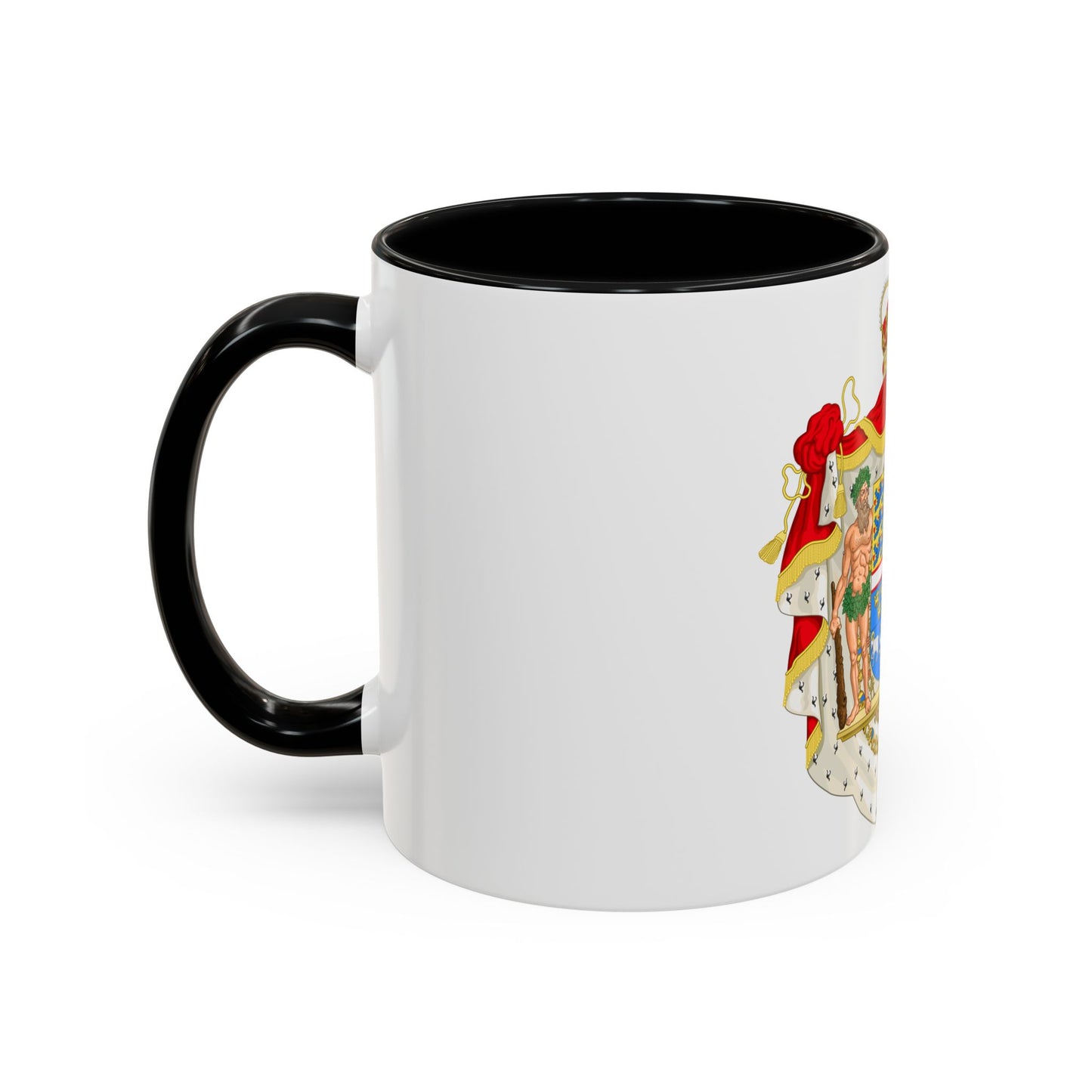 Coat of arms of Joachim, Prince of Denmark - Accent Coffee Mug
