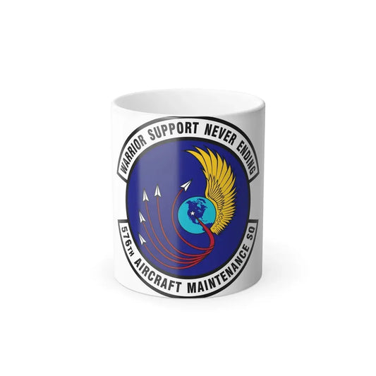 576th Aircraft Maintenance Squadron (U.S. Air Force) Color Changing Coffee Mug 11oz - Go Mug Yourself